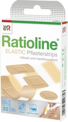 RATIOLINE elastic Pflasterstrips in 4 Größen