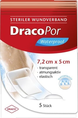 DRACOPOR waterproof Wundverband 5x7