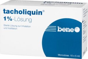 TACHOLIQUIN 1% Lösung für einen Vernebler Monodose