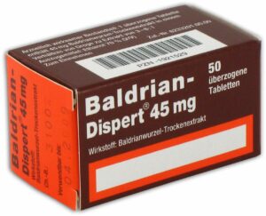 Baldrian Dispert 45 mg 50 überzogene Tabletten