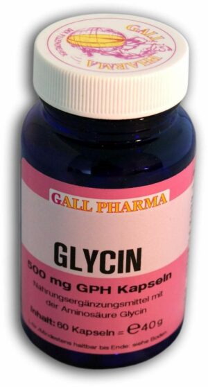 Glycin 500 mg 60 Kapseln