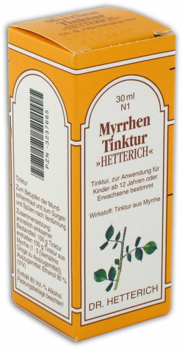 Myrrhen Tinktur Hetterich 30ml