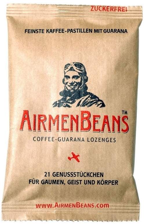 AirmenBeans Coffee Guarana Lozenges 21 Pastillen