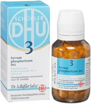 Biochemie DHU 3 Ferrum phosphoricum D12 80 Tabletten