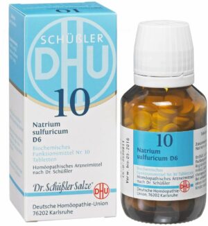 Biochemie DHU 10 Natrium sulfuricum D6 80 Tabletten