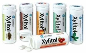 Miradent Zahnpflegekaugummi Xylitol Cranberry 30 Kaugummis