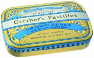 Grethers Schwwarze Johannisbeere Pastillen Dose 60g