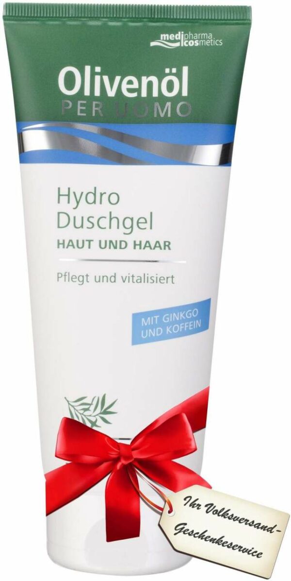 Olivenöl Per Uomo Hydro Duschgel 200 g mit Geschenkverpackung