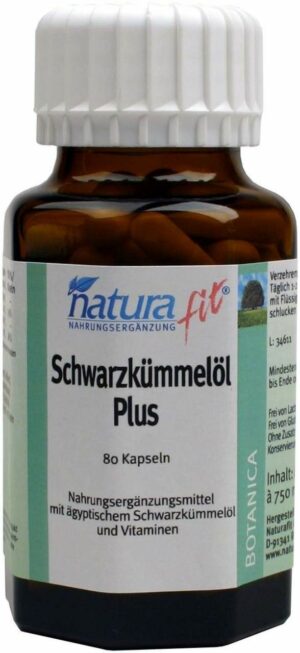 Naturafit Schwarzkümmel Öl Plus Kapseln