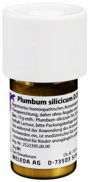 Weleda Plumbum Silicicum D20 20 G
