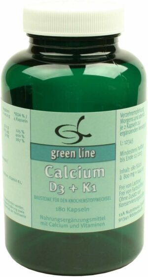 Calcium D3 und K1 180 Kapseln