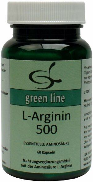 L-Arginin 500 Kapseln 60 Kapseln