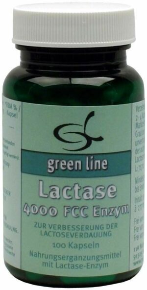Lactase 4000 Fcc Enzym 100 Kapseln