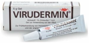 Virudermin 5 g Gel 1% Zinksulfat Frühbehandlung Herpesbehandlung