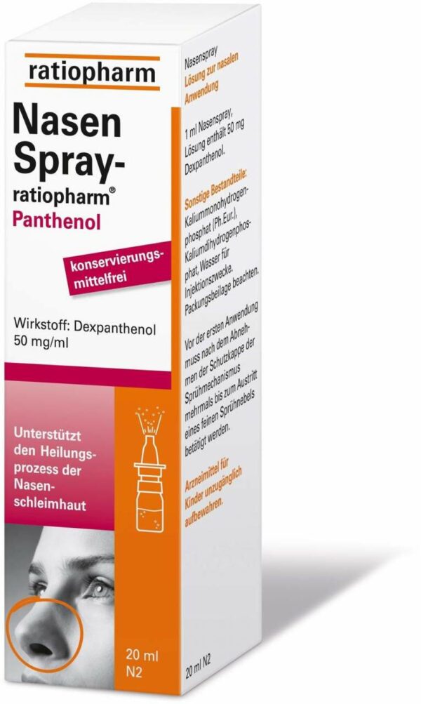 Nasenspray ratiopharm Panthenol 20 ml
