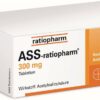 ASS-ratiopharm 300 mg 100 Tabletten