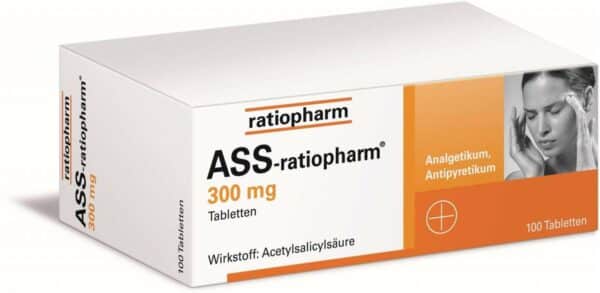 ASS-ratiopharm 300 mg 100 Tabletten