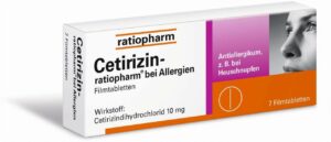 Cetirizin-Ratiopharm bei Allergien 7  Filmtabletten