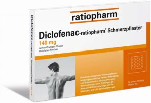 Diclofenac-ratiopharm Schmerzpflaster 140 mg pro g 10 Stück
