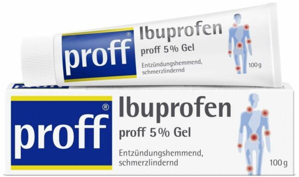 Ibuprofen proff 5% Gel 100 g