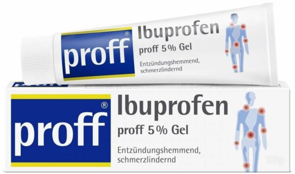 Ibuprofen Proff 5% Gel 50 G