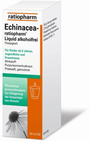Echinacea Ratiopharm Liquid Alkoholfrei 50 ml