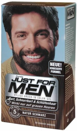Just For Men Brush in Color Gel Schwarz