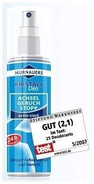 Murnauers Mineral Deo Spray Achsel Geruch Stopp 100ml