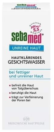 Sebamed Unreine Haut Hautklärendes Gesichtswasser 200 ml Lösung