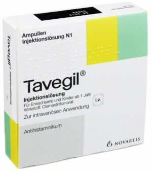 Tavegil Injektionslösung 2mg Pro 2ml