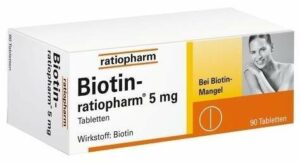 Biotin ratiopharm 5 mg 90 Tabletten