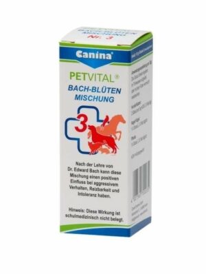 Petvital Bachblüten Nr. 3 Vet 10 G Globuli