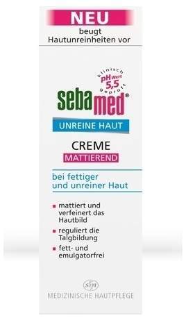 Sebamed Unreine Haut Mattierende Creme 50 ml