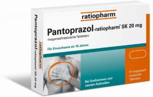 Pantoprazol-ratiopharm SK 20 mg 14  magensaftresistente Tabl.