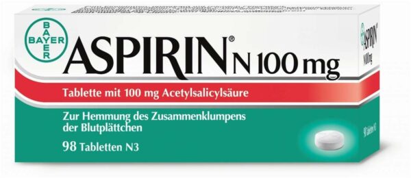 Aspirin N 100 mg 98 Tabletten
