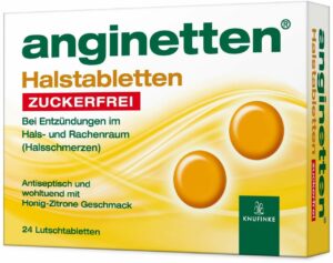 Anginetten Halstabletten Zuckerfrei 24 Stück