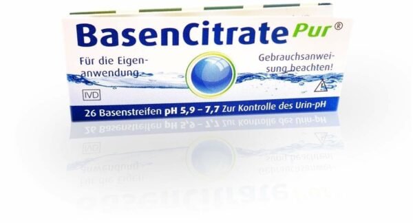 Basencitrate Pur 26 Teststreifen Ph 5