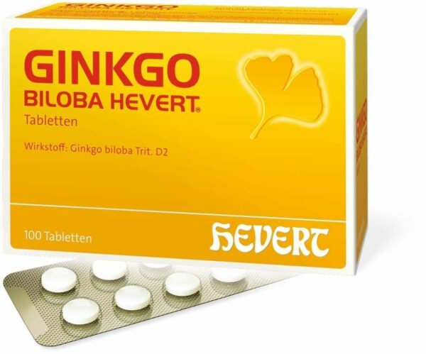 Ginkgo Biloba Hevert 100 Tabletten