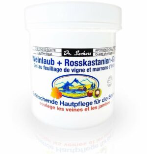 Weinlaub und Roßkastaniengel 250 ml Gel