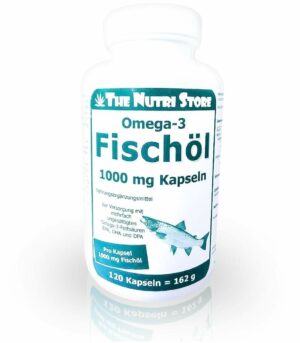 Omega 3 Fischöl 1000 mg 120 Kapseln