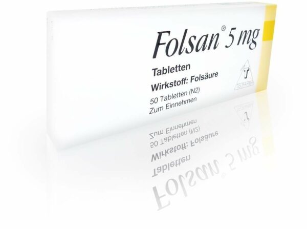 Folsan 5 mg 50 Tabletten