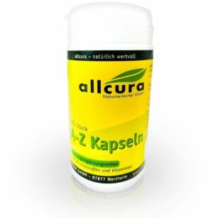 A-Z Kapseln Mit Mineralstoffen und Vitaminen 60 Stück