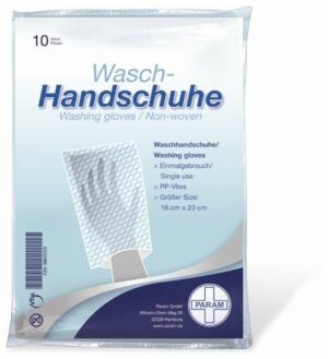 Einmal Waschhandschuhe Param Pp-Vlies 10 Stück