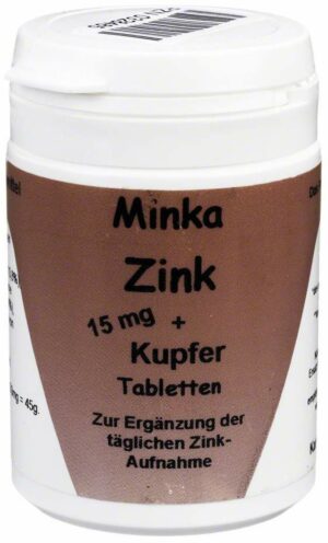 Minka Zink + Kupfer Tabletten