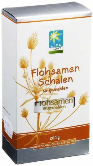 Flohsamen Schalen Ganz 200 G Pulver