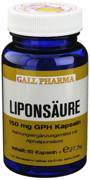 Liponsäure Kapseln 150 mg 60 Kapseln