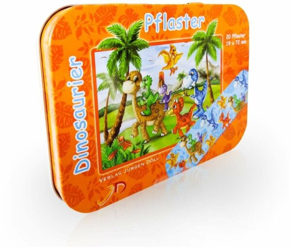 Kinderpflaster Dinosaurier Dose 20 Pflaster