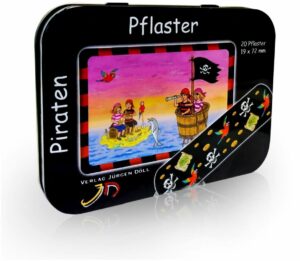 Kinderpflaster Piraten Dose 20 Pflaster