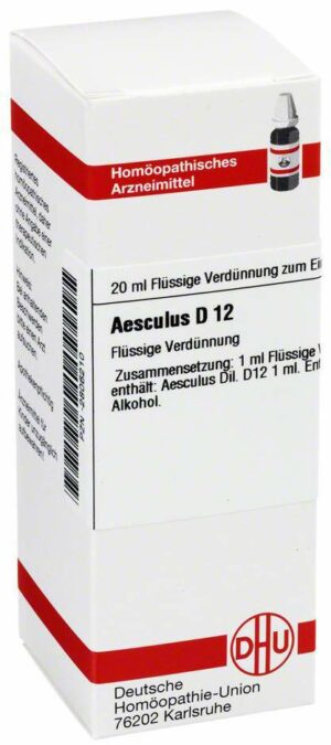 Aesculus D12 20 ml Dilution