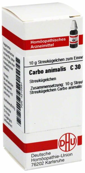 Carbo Animalis C30 10 G Globuli